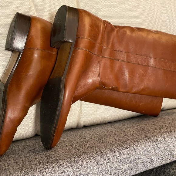 Saks Fifth Avenue Tall Leather Riding Boots - Picture 6 of 8